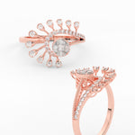 Load image into Gallery viewer, Invisible Set Solitaire Diamond Engagement Ring