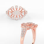 Load image into Gallery viewer, Beautiful Real Diamond Cocktail Ring