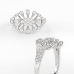 Load image into Gallery viewer, Beautiful Real Diamond Cocktail Ring