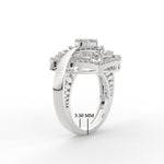 Load image into Gallery viewer, Beautiful Floral Diamond Engagement Ring