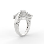 Load image into Gallery viewer, Beautiful Floral Diamond Engagement Ring