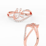 Load image into Gallery viewer, Delicate Beautiful Diamond Engagement Ring