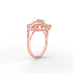 Load image into Gallery viewer, Elongated Natural Diamond Engagement Ring