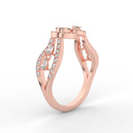 Load image into Gallery viewer, Halo Diamond Indian Style Engagement Ring