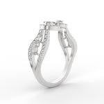 Load image into Gallery viewer, Halo Diamond Indian Style Engagement Ring