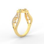 Load image into Gallery viewer, Halo Diamond Indian Style Engagement Ring