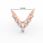 Load image into Gallery viewer, Pear Shape Diamond Vanki Ring