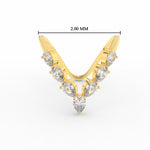 Load image into Gallery viewer, Pear Shape Diamond Vanki Ring