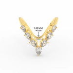 Load image into Gallery viewer, Pear Shape Diamond Vanki Ring