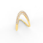 Load image into Gallery viewer, Double Band Vanki Diamond Ring