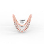 Load image into Gallery viewer, Double Band Vanki Diamond Ring