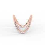 Load image into Gallery viewer, Double Band Vanki Diamond Ring