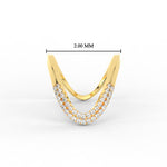 Load image into Gallery viewer, Double Band Vanki Diamond Ring