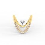 Load image into Gallery viewer, Double Band Vanki Diamond Ring