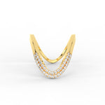 Load image into Gallery viewer, Double Band Vanki Diamond Ring