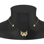 Load image into Gallery viewer, Butterfly Modern Love Diamond Necklace Mangalsutra