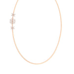 Load image into Gallery viewer, 1 Carat Stunning 3 Flowers Design Diamond Mugappu Chain