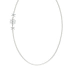 Load image into Gallery viewer, 1 Carat Stunning 3 Flowers Design Diamond Mugappu Chain