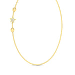 Load image into Gallery viewer, Unique White Stone Star Design Mugappu Chain