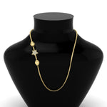 Load image into Gallery viewer, Unique White Stone Star Design Mugappu Chain