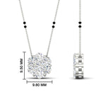 Load image into Gallery viewer, 1 Carat 7 Stone Flower Diamond Two Tone Mangalsutra