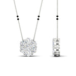 Load image into Gallery viewer, 1 Carat 7 Stone Flower Diamond Two Tone Mangalsutra