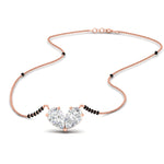 Load image into Gallery viewer, 1 Carat Stylish 2 Pear Shaped Diamond Mangalsutra