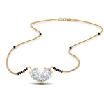 Load image into Gallery viewer, 1 Carat Stylish 2 Pear Shaped Diamond Mangalsutra