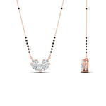 Load image into Gallery viewer, 1 Carat Stylish 2 Pear Shaped Diamond Mangalsutra