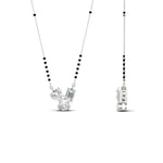 Load image into Gallery viewer, 1.50 Carat Multi Shape 3 Stone Diamond Mangalsutra