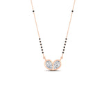 Load image into Gallery viewer, 1 Carat Pear Shaped Bezel Set Heart Mangalsutra