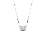 Load image into Gallery viewer, 1 Carat Pear Shaped Bezel Set Heart Mangalsutra
