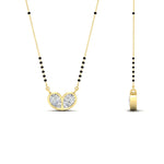 Load image into Gallery viewer, 1 Carat Pear Shaped Bezel Set Heart Mangalsutra