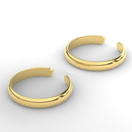 Load image into Gallery viewer, elegant-simplicity-gold-toe-ring-in-yellow-gold-mgs11428angle2-nl-wg