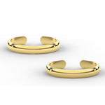 Load image into Gallery viewer, elegant-simplicity-gold-toe-ring-in-yellow-gold-mgs11428angle3-nl-wg