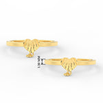 Load image into Gallery viewer, Simple Heart Shaped Traditional Toe Ring