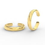 Load image into Gallery viewer, Unique Style Adjustble Gold Toe Rings