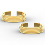 Load image into Gallery viewer, five-layers-adjustable-toe-ring-yellow-gold-mgs11438angle3-nl-wg