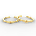 Load image into Gallery viewer, Simple Flower Design Toe Ring