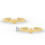 Load image into Gallery viewer, Traditional Mango Design Adjustable Toe Ring