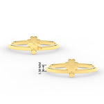 Load image into Gallery viewer, Simple Floral Toe Ring