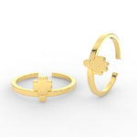 Load image into Gallery viewer, Simple Floral Toe Ring