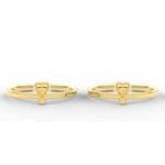 Load image into Gallery viewer, Beautiful Heart Beaded Gold Toe Ring