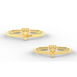 Load image into Gallery viewer, beautiful-heart-beaded-toe-ring-yellow-gold-mgs11444angle3-nl-wg