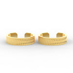Load image into Gallery viewer, swirl-design-toe-ring-in-yellow-gold-mgs11446angle1-nl-wg