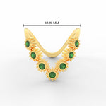 Load image into Gallery viewer, Bezel Set Diamond traditional Vanki Ring