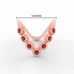 Load image into Gallery viewer, Bezel Set Diamond traditional Vanki Ring