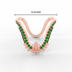 Load image into Gallery viewer, Lakshmi Design Traditional Diamond Vanki Ring