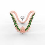 Load image into Gallery viewer, Lakshmi Design Traditional Diamond Vanki Ring