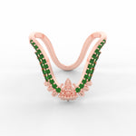 Load image into Gallery viewer, Lakshmi Design Traditional Diamond Vanki Ring